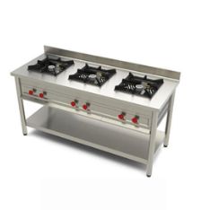 Three Burner Indian Cooking Range